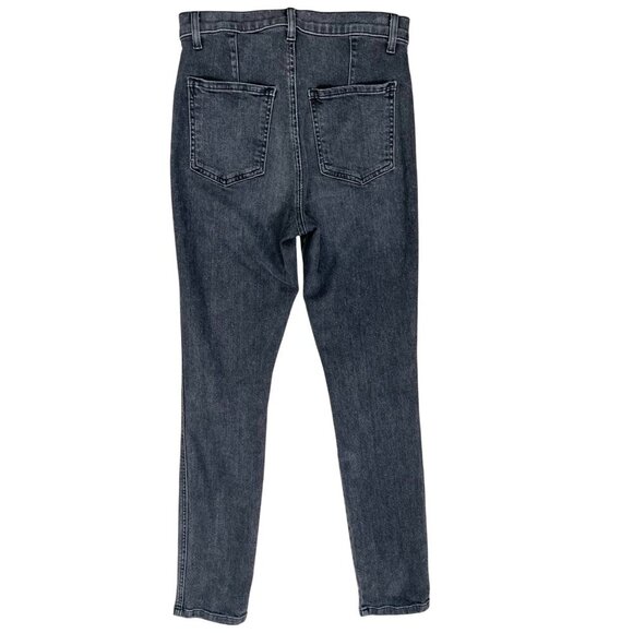 Reformation May High Skinny Jeans in Washed Black Size 28 - Picture 6 of 15